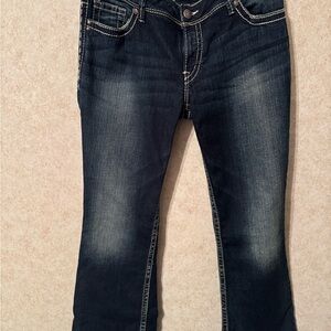 Silver Jeans Women's Dark Indigo Boot Cut 34/32